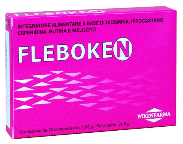 FLEBOKEN 30 COMPRESSE - Farmastop