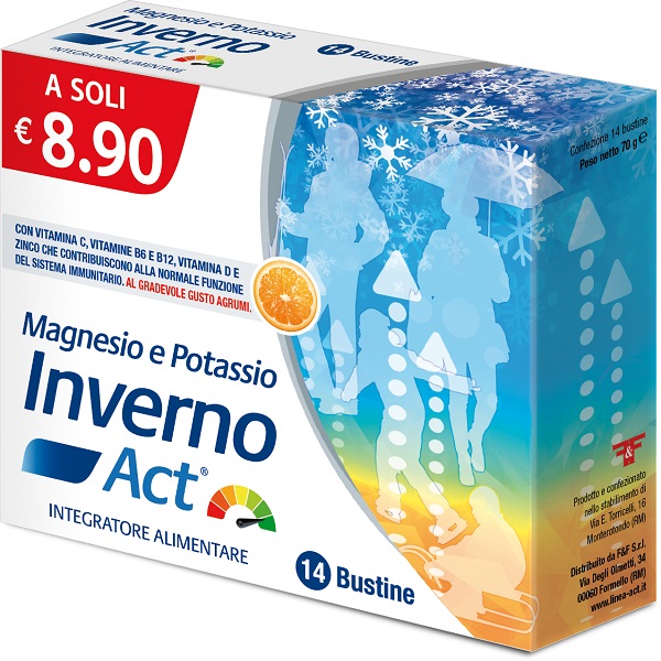 MAGNESIO E POTASSIO INVERNO ACT 14 BUSTINE 5 G - Farmastop