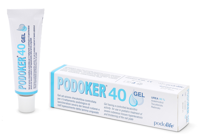 PODOKER 40 GEL AZIONE CHERATOLITICA TUBO DA 30 ML CON APPLICATORE - Farmastop