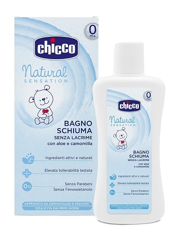 CHICCO BAGNOSCHIUMA NATURAL SENSATION 500 ML - Farmastop