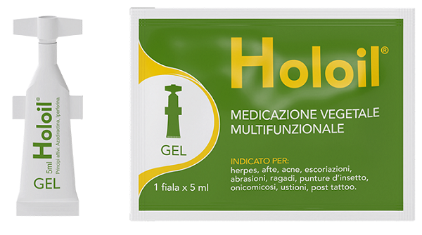 HOLOIL MONODOSE GEL TERMOSOFFIATA 1 FIALA 5ML - Farmastop