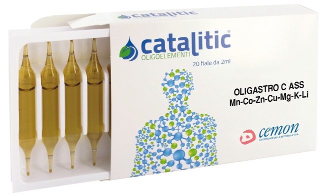 CATALITIC OLIGOELEMENTI OLIGATRO MN-CO-ZN-CU-MG-K-LI 20 AMPOLLE - Farmastop