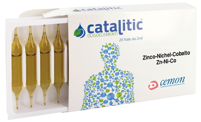 CATALITIC OLIGOELEMENTI ZINCO NICHEL COBALTO ZN-NI-CO 20 AMPOLLE - Farmastop