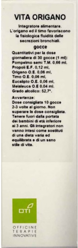 VITA ORIGANO GOCCE 30ML - Farmastop