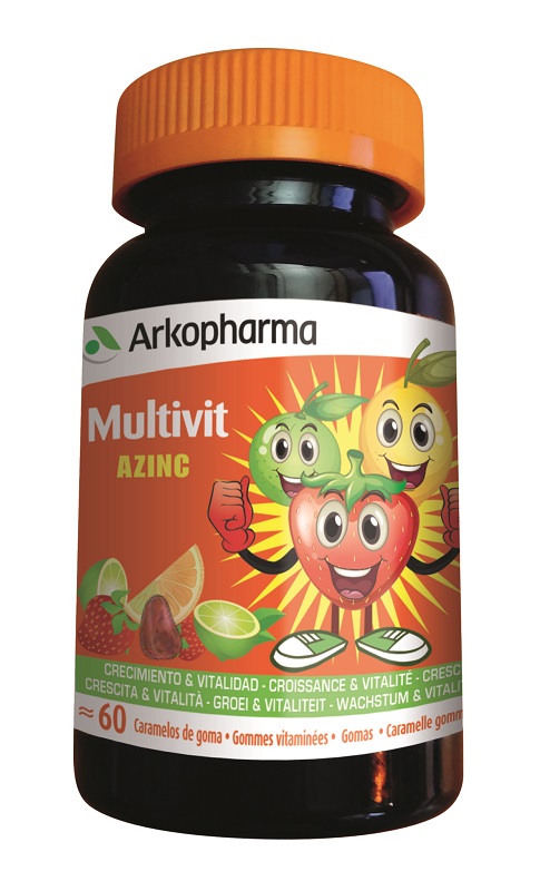 ARKOVITAL MULTIVIT AZINC 60 CARAMELLE GOMMOSE ALLA FRUTTA - Farmastop