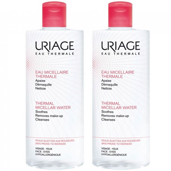 URIAGE EAU MICELLARE PER PELLI ARROSSATE 1+1 - Farmastop