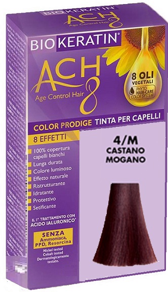 BIOKERATIN ACH8 COLOR PRODIGE 4/M CASTANO MOGANO - Farmastop