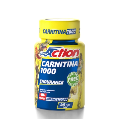 PROACTION CARNITINA 1000 45 COMPRESSE - Farmastop