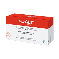 MUCALT FLU 8 ORAL STICK MONODOSE - Farmastop