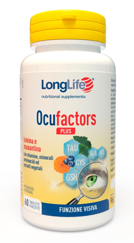 LONGLIFE OCUFACTORS PLUS 60 TAVOLETTE - Farmastop