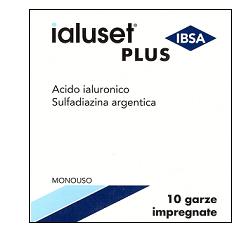 GARZA MEDICATA IALUSET 10X10 CM 10 PEZZI - Farmastop