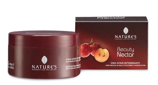 NATURES BEAUTY NECTAR VINO SCRUB CORPO DETOSSIFICANTE 420 ML - Farmastop