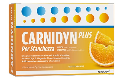 CARNIDYN PLUS 20 BUSTINE DA 5 G GUSTO ARANCIA - Farmastop