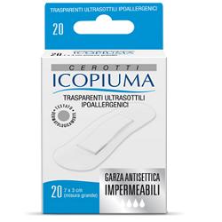 CEROTTO ICOPIUMA TRASPARENTE GRANDE 20 PEZZI - Farmastop