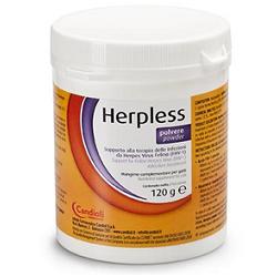 HERPLESS POLVERE BARATTOLO 120 G CON MISURINO - Farmastop