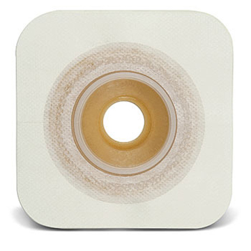 PLACCA CONVESSA NATURA+ PRETAGLIATA 22 MM FLANGIA 45 MM DURAHESIVE E CEROTTO MICROPOROSO 5 PEZZI - Farmastop