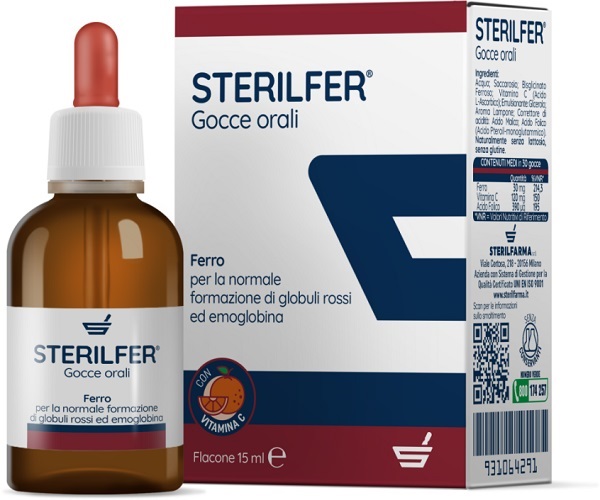 STERILFER GOCCE 15 ML - Farmastop