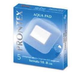 GARZA COMPRESSA PRONTEX AQUA PAD 10X8CM 5 PEZZI - Farmastop