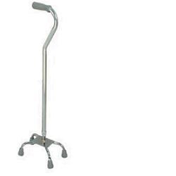 BASTONE QUADRIPODE A BASE STRETTA 1 PEZZO - Farmastop