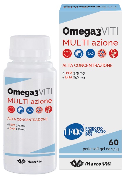 VITI OMEGA3 MULTIAZIONE 60 PERLE - Farmastop