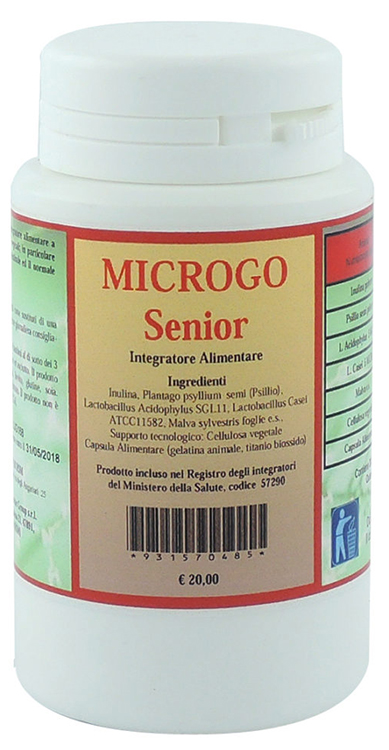 MICROGO 30 CAPSULE SENIOR - Farmastop