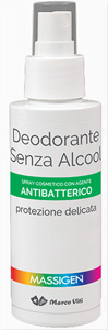MASSIGEN DETERGENZA DEODORANTE SENZA ALCOL CON ANTIBATTERICO 100 ML - Farmastop