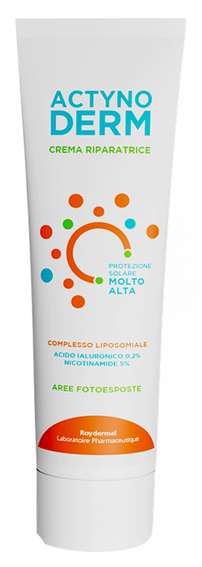 ACTYNODERM CREMA RIPARATRICE AREE FOTOESPOSTE PROTEZIONE SOLARE MOLTO ALTA 30 ML - Farmastop