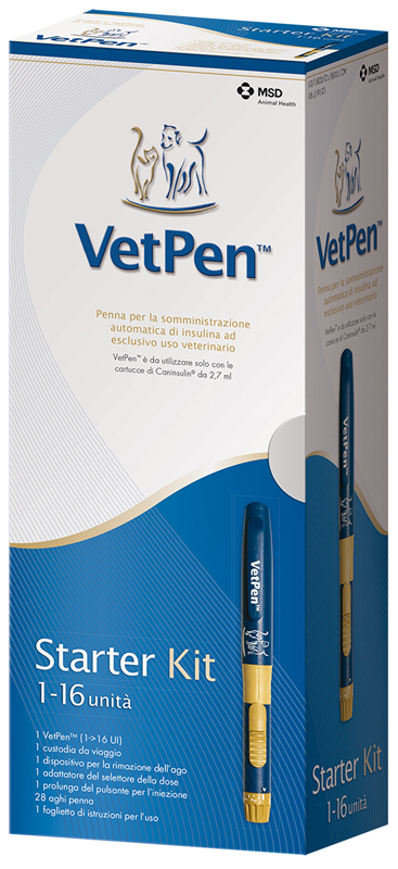 CANINSULIN VET PEN 16 UI STARTER KIT - Farmastop