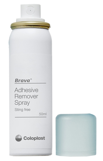 BRAVA SPRAY REMOVER PER DISTACCO DOLCE ADESIVI E DISPOSITIVI PER STOMIA 50 ML - Farmastop