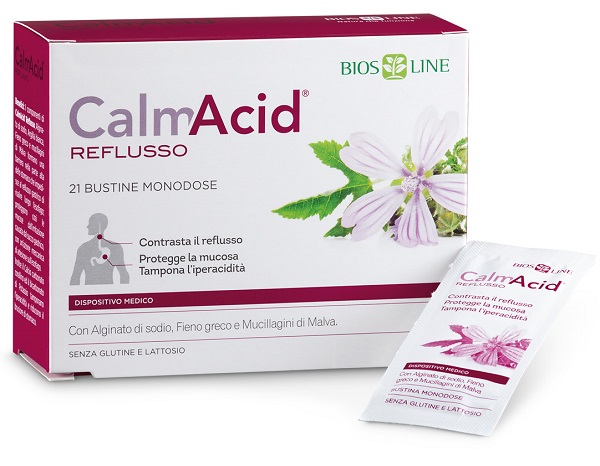 BIOSLINE CALMACID REFLUSSO 21 BUSTINE MONODOSE - Farmastop