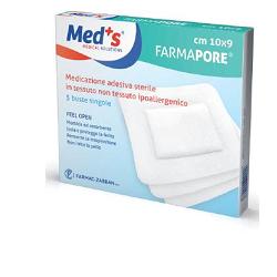 MEDS PORE MEDICAZIONE ADESIVA 10X12 CM 5 PEZZI - Farmastop
