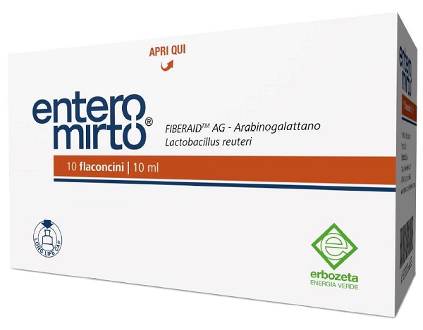 ENTERO MIRTO 10 FLACONCINI DA 10 ML - Farmastop
