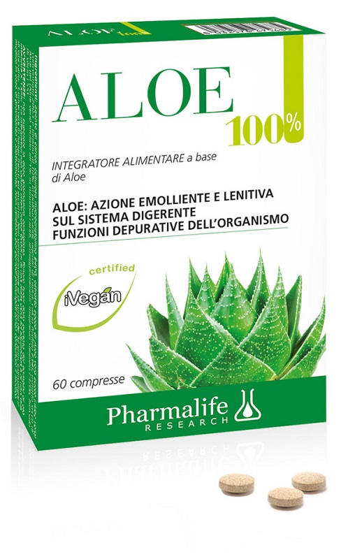 ALOE 100% INTEGRATORE ALIMENTARE 60CPR - Farmastop