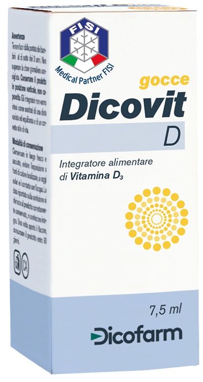 DICOVIT D VITAMINA D3 7,5 ML - Farmastop