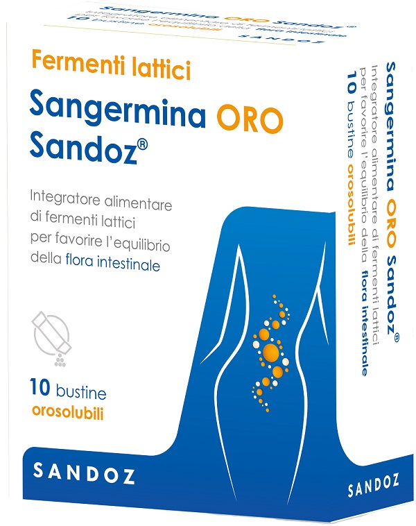 SANGERMINA ORO 10 BUSTINE OROSOLUBILE - Farmastop
