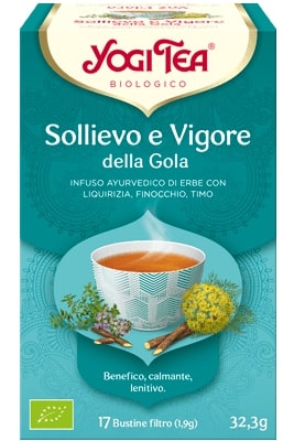 YOGI TEA SOLLIEVO E VIGORE DELLA GOLA 32,3 G - Farmastop