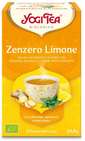 YOGI TEA ZENZERO LIMONE 31 G - Farmastop