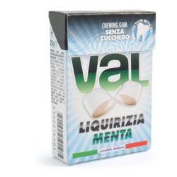 VAL CHEWING GUM SENZA ZUCCHERO MENTA LIQUIRIZIA - Farmastop