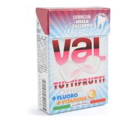 VAL CHEWING GUM SENZA ZUCCHERO TUTTI FRUTTI - Farmastop