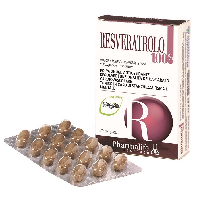RESVERATROLO 100% 30 COMPRESSE - Farmastop