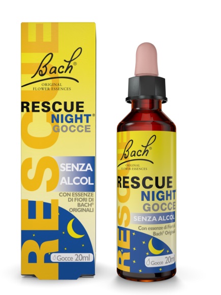 RESCUE ORIGINAL NIGHT SENZA ALCOL GOCCE 20 ML - Farmastop