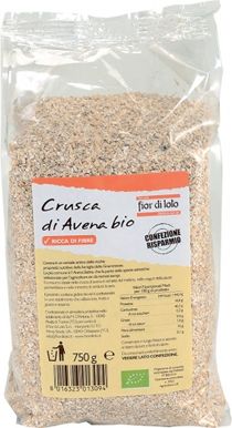 CRUSCA DI AVENA BIO 750 G - Farmastop