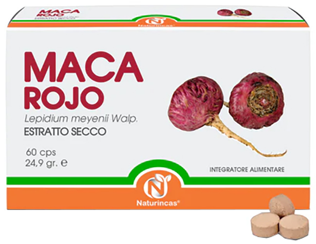 MACA ROJO ESTRATTO SECCO 60 COMPRESSE - Farmastop
