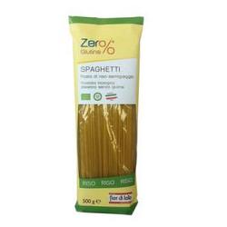 ZERO% GLUTINE SPAGHETTI DI RISO INTEGRALE SENZA GLUTINE BIO 500 G - Farmastop