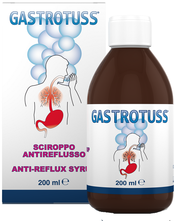 SCIROPPO ANTIREFLUSSO GASTROTUSS 200 ML - Farmastop