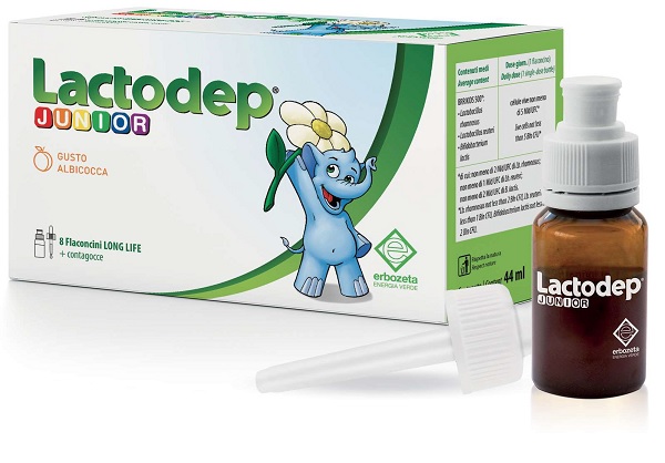 LACTODEP JUNIOR 8 FLACONCINI X 5,5 ML - Farmastop