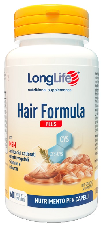 LONGLIFE HAIR FORMULA PLUS 60 TAVOLETTE - Farmastop