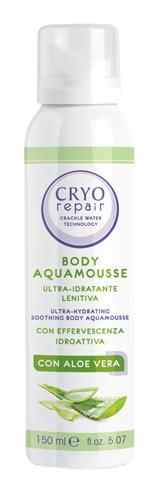CRYO REPAIR BODY AQUAMOUSSE ULTRA IDRATANTE E LENITIVA CON ALOE VERA 150 ML - Farmastop