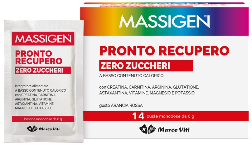 MASSIGEN PRONTO RECUPERO ZERO ZUCCHERI 14 BUSTINE - Farmastop