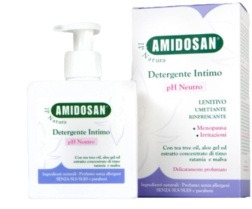 AMIDOSAN II NATURA DETERGENTE INTIMO PH NEUTRO 250 ML - Farmastop